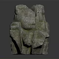 Two Natural Stone Decorative Pieces With Rough Surface And Natural Texture For Home Decor
