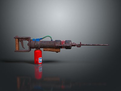 Flame Thrower Flame Gun Homemade Weapon Flamethrower Flame Gun Modern Weapon Hot Weapon Hot Weapon model