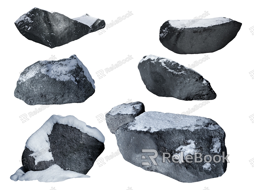 Outdoor landscape stone model