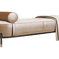 Modern Bed End Bench Bed Front Bench 3d model