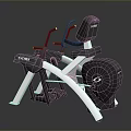 Core Black And White Elliptical Trainer With Comfortable Seat And Stable Frame For Home Gym