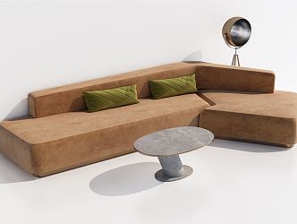 Modern Multiplayer Sofa 3d model