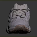 Stylish Light Gray Sports Shoes With Pink Chunky Soles And Trendy Design