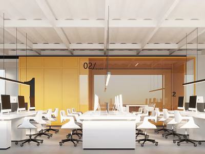 Simple Office Garden Leisure 3d model