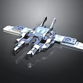 Shiny Silver Metal Mechanical Component With Complex Structure And Connecting Platforms
