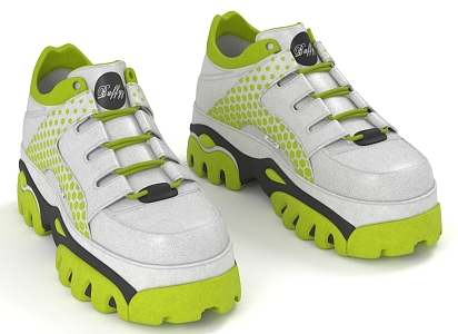 sneakers running shoes 3d model