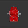 Modern Red Lighting Fixture Combination With Metal Components And Stylish Design Elements