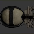 Advanced Tactical Weapon Helmet Equipped With Night Vision Binoculars Military Gear