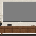 Silent Antique TV Cabinet 3d model