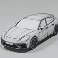 Sporty Silver Wagon Car Featuring Black Roof Sleek Body And Alloy Wheels Design