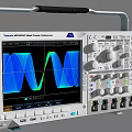 Industrial Tektronix Digital Oscilloscope With Waveform Display Control Panel And Ports