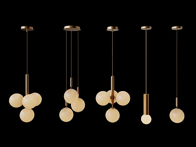 Modern Chandelier Art Chandelier Spherical Chandelier 3d model