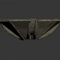 Ancient Octagonal Stone Architectural Structure With Central Circular Hole