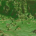 Red Rock Canyon Landscape With Unique Rock Formations And Arid Terrain