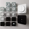 Modern Switch 3d model