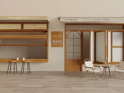 Elegant Modern Kitchen Interior With Marble Island And Wooden Cabinets 3d model