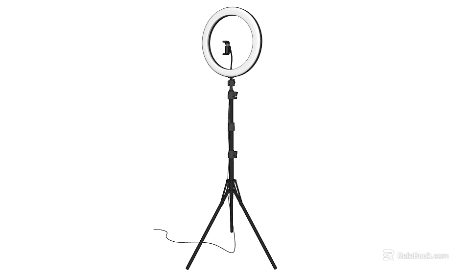 Ring Light With Tripod Stand For Photography And Video Lighting 3d model 