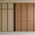 Middle style wardrobe 3d model