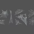 Modern Spider Web 3d model
