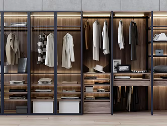 Modern wardrobe 3d model