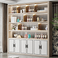 New Chinese Wine Cabinet 3d model