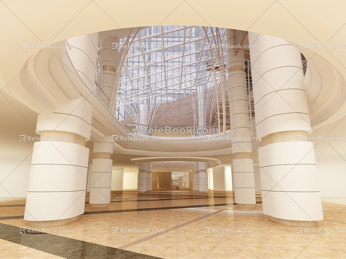 Modern Mall 3d model