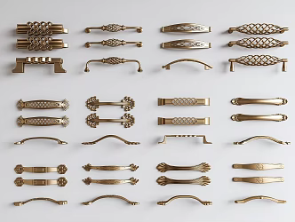 French Handle Cabinet Door Handle Cabinet Door Handle Metal Handle Drawer Handle Antique Handle Door Handle Door Handle Door Handle 3d model