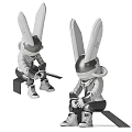 Science and technology sense astronaut ornaments 3d model