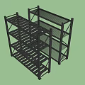 Heavy Duty Metal Shelves Ideal For Hardware Tools Storage With Multi Layer Design
