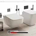 Smart toilet 3d model