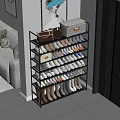 Shoe rack 32014 3d model