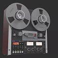 TEAC A3340S Vintage Reel to Reel Tape Recorder With Wooden Panel And Dials