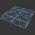Sturdy Grey Metal Mesh Grid Equipment Two Pieces For Industrial Applications