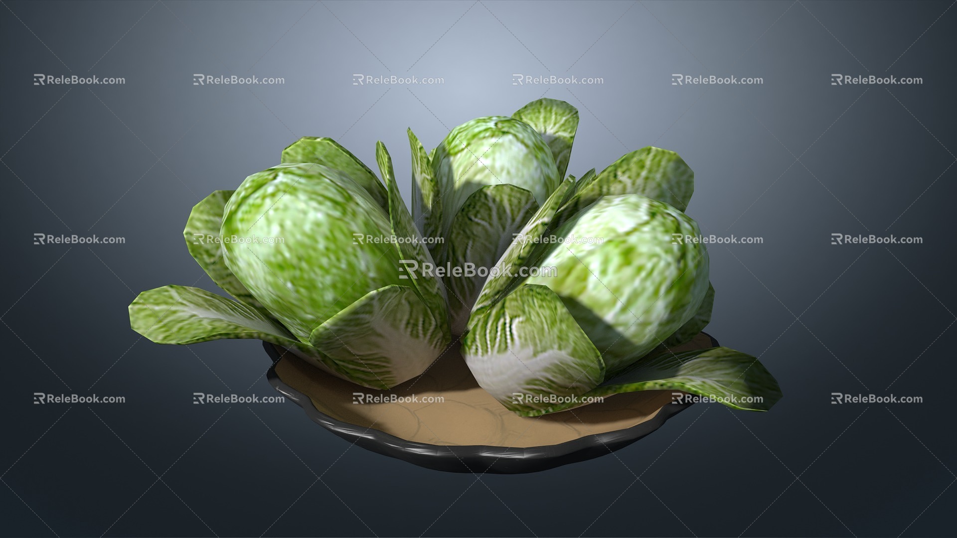 Cabbage Chinese Cabbage Vegetables 3d model