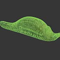 Ancient Bronze Fish Shaped Artifact With Green Patina And Scale Patterns
