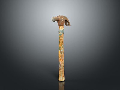 Hammer Horn Hammer Nail Rinker Hammer Rusty Hammer 3d model