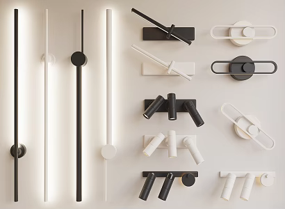 Modern wall lamp 3d model