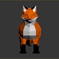 Fox Cartoon Fox Small Fox Cartoon Characters Cartoon Animals Cartoon Small Animals Game Characters 3d model