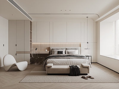 Modern Bedroom Home Master Bedroom 3d model