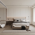 Modern Bedroom Home Master Bedroom 3d model