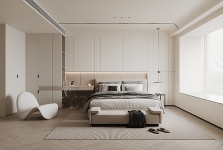 Modern Bedroom Home Master Bedroom 3d model