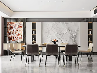 Modern Restaurant 3d model