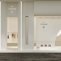 OUI&CIARA Clothing Store Front Design with Mannequins Hanging Clothes and Shoes