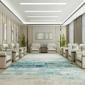 New Chinese Reception Room 3d model