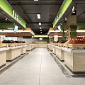 Modern Shopping Mall Stores Exterior With Busy Pedestrians Street And Colorful Signboards