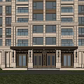 New classical residence in Jianou residential area 3d model