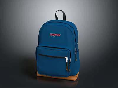 Modern Bag Camping Backpack School Bag Student School Bag Travel Bag 3d model