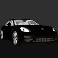 Burgundy Porsche Luxury Sedan With Sleek Sporty Design And Alloy Wheels