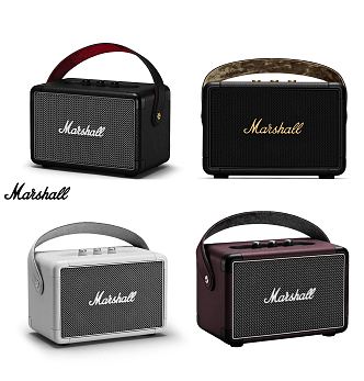 Modern Audio Speaker Marshall Bluetooth Speaker 3d model