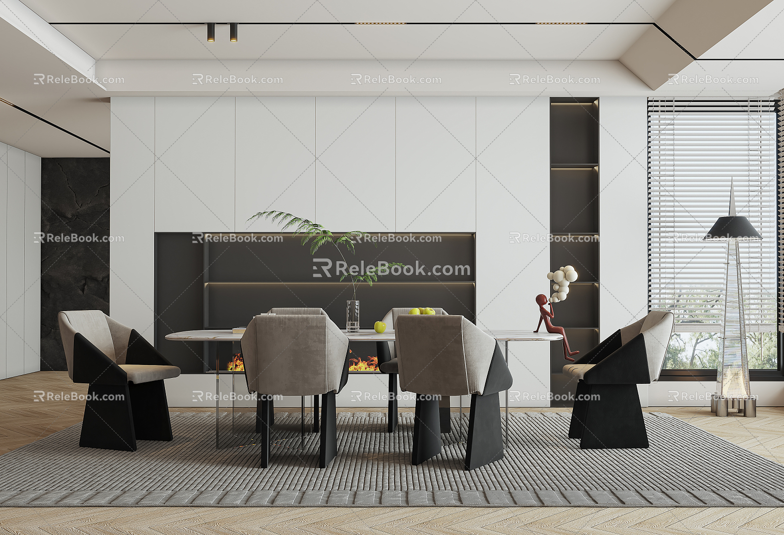 Modern Restaurant 3d model